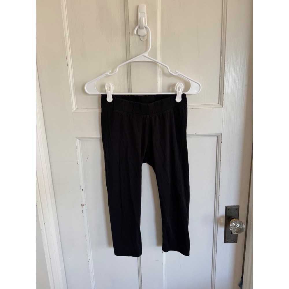 Pact organic cotton black Capri leggings size small